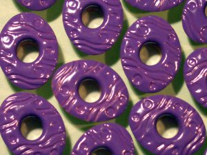 EASTER EGG Eyelets Bright Purple - Embellishment Scrapbook Paper Art Craft Holiday Card Tag Supplies