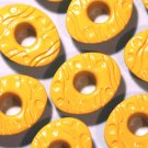 EASTER EGG Eyelets Bright Yellow - Embellishment Scrapbook Paper Art Craft Holiday Card Tag Supplies