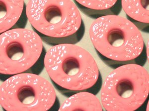 EASTER EGG Eyelets Pastel Pink - Embellishments Scrapbook Paper Art Craft Holiday Card Tag Supplies