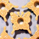 Yellow BUTTERFLY Eyelets - Embellishments Scrapbook Paper Art Craft Holiday Cards Tag Piecing Supply
