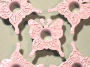 White BUTTERFLY Eyelets - Embellishments Scrapbook Paper Art Craft Holiday Cards Tags Piecing Supply