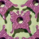 Purple BUTTERFLY Eyelets - Embellishments Scrapbook Paper Art Craft Holiday Cards Tag Piecing Supply