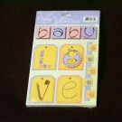 Small "Baby Love" Cute Cut Out's - Embellishments Paper Arts Crafts Scrapbooking Tags Cards Supply