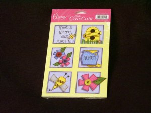 Small "Home/Honey" Cute Cut Out's - Embellishments Arts Crafts Scrapbooking Paper Tags Cards Supply