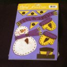 Large "Feelin' Frosty" Cute Cut Out's - Embellishments Arts Crafts Scrapbook Paper Tags Cards Supply
