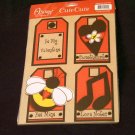 Large "Love Notes" Cute Cut Out's - Embellishments Arts Crafts Scrapbook Paper Tags Cards Supply