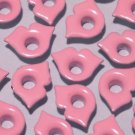 Pink Lips Eyelets - Embellishments Scrapbooking Paper Arts Crafts Holiday Cards Tags Piecing Supply