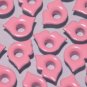 Pink Lips Eyelets - Embellishments Scrapbooking Paper Arts Crafts Holiday Cards Tags Piecing Supply