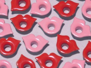 Lips Mix Eyelets - Embellishments Scrapbooking Paper Arts Crafts Holiday Cards Tags Piecing Supply