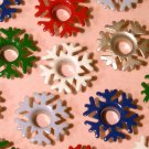 Mixed SNOWFLAKE Eyelets - Embellishments Scrapbooking Paper Arts Crafts Holiday Cards Tags Supplies