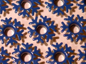 Dark Blue SNOWFLAKE Eyelets - Embellishments Scrapbook Paper Arts Crafts Holiday Cards Tags Supplies