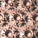 Silver SNOWFLAKE Eyelets - Embellishments Scrapbooking Paper Arts Crafts Holiday Cards Tags Supplies