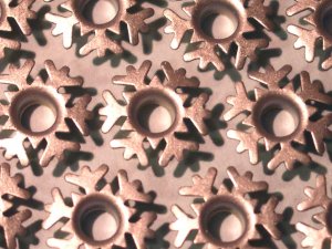 Silver SNOWFLAKE Eyelets - Embellishments Scrapbooking Paper Arts Crafts Holiday Cards Tags Supplies