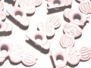White RABBIT Eyelets - Embellishments Scrapbooking Paper Arts Crafts Holiday Cards Tags Supplies