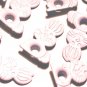 White RABBIT Eyelets - Embellishments Scrapbooking Paper Arts Crafts Holiday Cards Tags Supplies