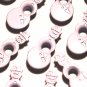 SNOWMAN Eyelets - Embellishments Scrapbooking Paper Arts Crafts Holiday Cards Tags Piecing Supplies