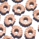 Tan SEA SHELL Eyelets - Embellishments Scrapbook Paper Arts Craft Holiday Cards Tag Piecing Supplies