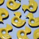 Yellow DUCK Eyelets - Embellishments Scrapbook Paper Arts Crafts Holiday Cards Tags Piecing Supplies