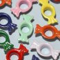 CANDY Mix Eyelets - Embellishments Scrapbook Paper Arts Crafts Holiday Cards Tags Piecing Supplies