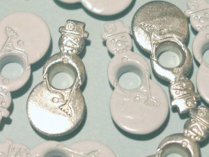 SNOWMAN Mix Eyelets - Embellishments Scrapbooking Paper Arts Crafts Holiday Cards Tags Supplies