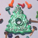 Christmas TREE Eyelets - Embellishments Scrapbook Paper Arts Crafts Holiday Cards Tag Piecing Supply