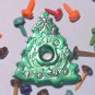 Christmas TREE Eyelets - Embellishments Scrapbook Paper Arts Crafts Holiday Cards Tag Piecing Supply