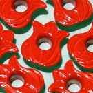 Red TULIP Eyelets - Embellishments Scrapbooking Paper Arts Crafts Holiday Cards Tags Supplies