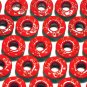 ROUND XO Red Eyelets - Embellishments Scrapbooking Paper Arts Crafts Holiday Cards Tags Supplies