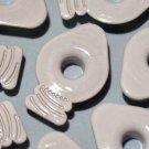 White LIGHT BULB Eyelets - Embellishments Scrapbooking Paper Arts Crafts Holiday Cards Tags Supply