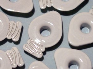 White LIGHT BULB Eyelets - Embellishments Scrapbooking Paper Arts Crafts Holiday Cards Tags Supply