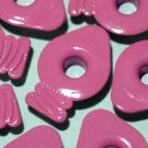 Pink LIGHT BULB Eyelets - Embellishments Scrapbooking Paper Arts Crafts Holiday Cards Tags Supply