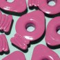 Pink LIGHT BULB Eyelets - Embellishments Scrapbooking Paper Arts Crafts Holiday Cards Tags Supply