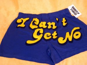 NEW Mens NO SATISFACTION Boxer MEDIUM Shorts M 32-34 NWT