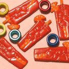 Brads Red Tropical Drink Party Tag Eyelets Scrapbooking