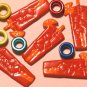 Brads Red Tropical Drink Party Tag Eyelets Scrapbooking