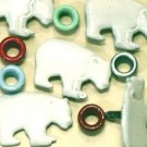 Brads Polar Bear Wild Zoo Animal Eyelets Embellishments
