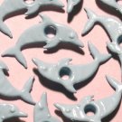Quicklets Ocean Sea Dolphin Lt Blue Scrapbooking Eyelet