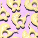 Baby Carriage Buggy YELLOW Eyelets Cards Embellishments