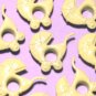 Baby Carriage Buggy YELLOW Eyelets Cards Embellishments
