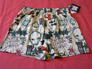 NEW Mens GUITAR HERO Boxer MEDIUM Sleep Shorts M 32-34