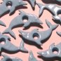 Quicklets Ocean Sea Dolphin Dk Blue Scrapbooking Eyelet