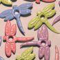 Quicklets Dragonfly Pastel Mix Scrapbooking Card Eyelet