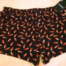 NEW Mens RED YELLOW PEPPERS Boxer LARGE Shorts L 36-38