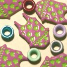 Brads Purple Swimsuit Girls Pool Eyelets Embellishments