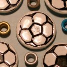 Brads Soccer Balls Sport Ball Eyelet Card Embellishment