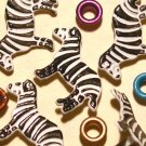 Brads Zebra Safari Wild Zoo Animal Eyelet Embellishment