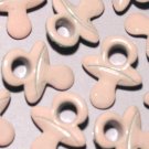 Baby Binkie Pink Pacifier Eyelet Card Tag Embellishment