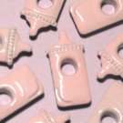 Baby Bottle Pink Infant Eyelet Scrapbook Embellishment
