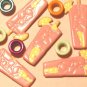 Brads Pink Tropical Drink Party Tag Eyelet Scrapbooking