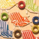 Brads Mix Beach Chair Pool Eyelets Card Embellishments